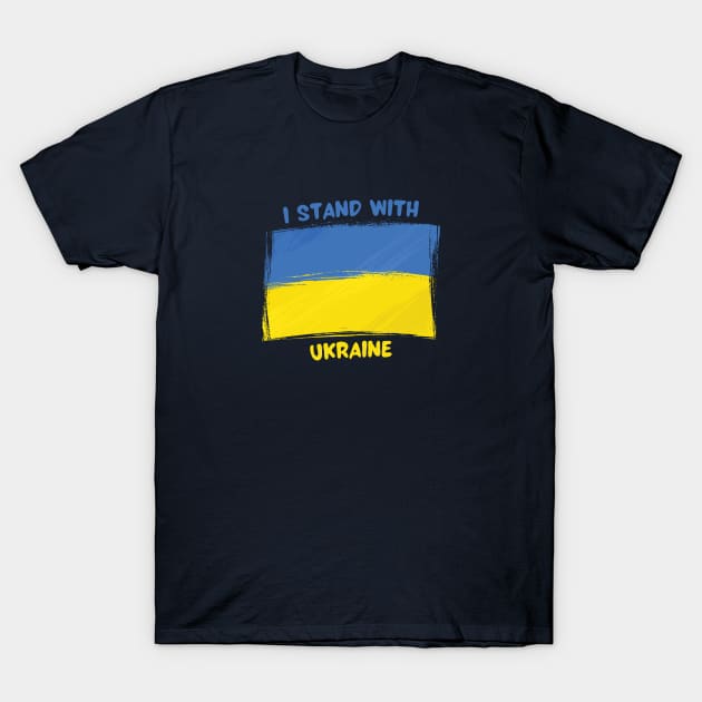 I stand with ukraine T-Shirt by aspanguji